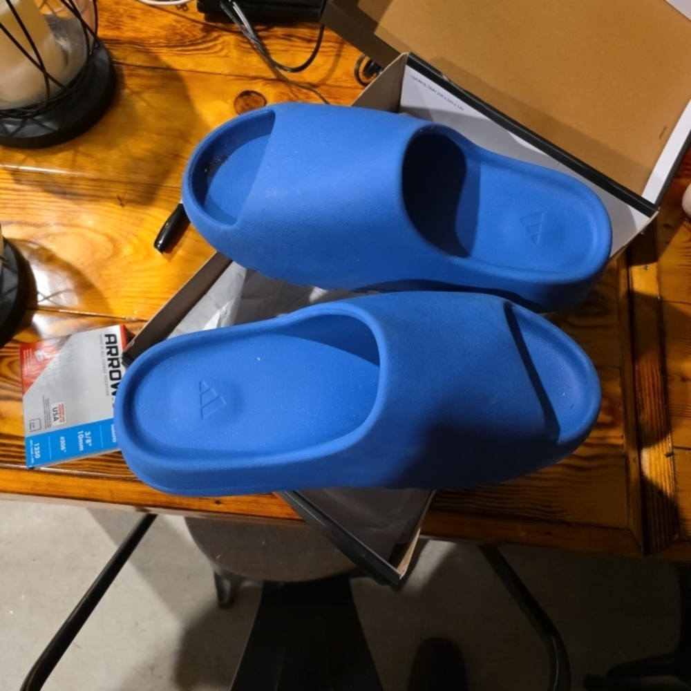 Yeezy Blue Foam Slide Sandals